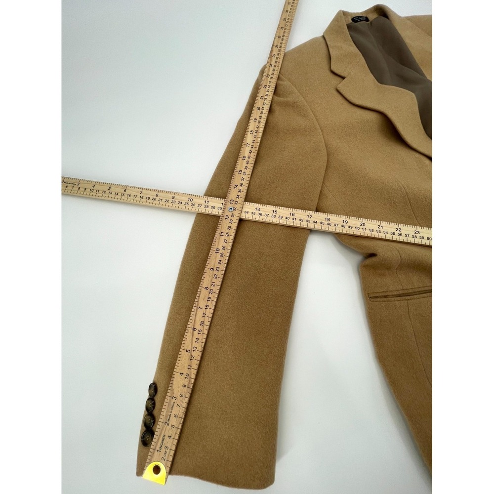 Vintage Botany 500 Blazer Mens Tan 100% Camel Hair Retro Notch Lapel 2 Button - Picture 11 of 12